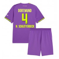 Borussia Dortmund Nico Schlotterbeck #4 Kolmas Peliasu Lasten 2026-27 Lyhythihainen (+ Lyhyet housut)